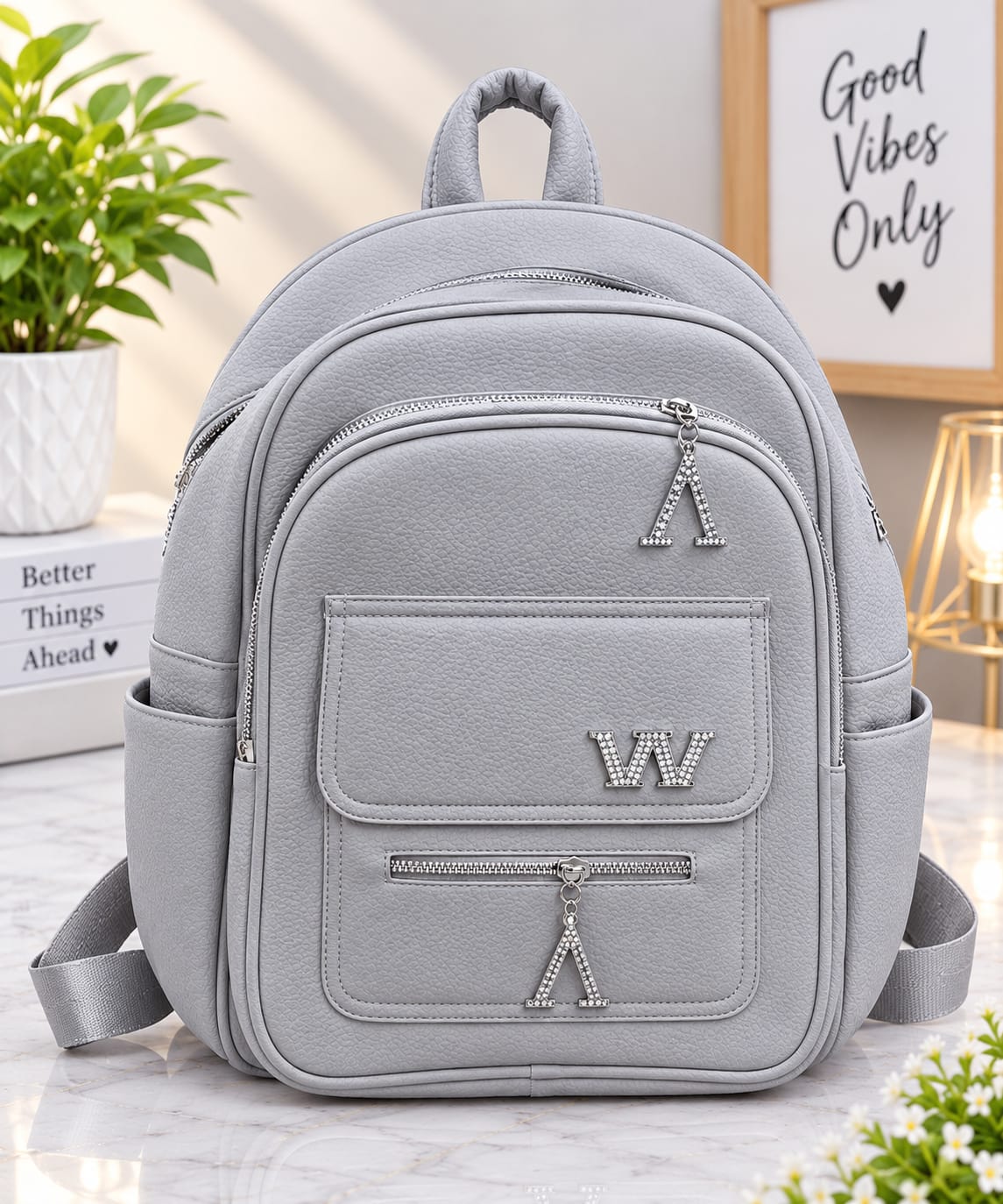 High Quality Leather Backpack — view 3