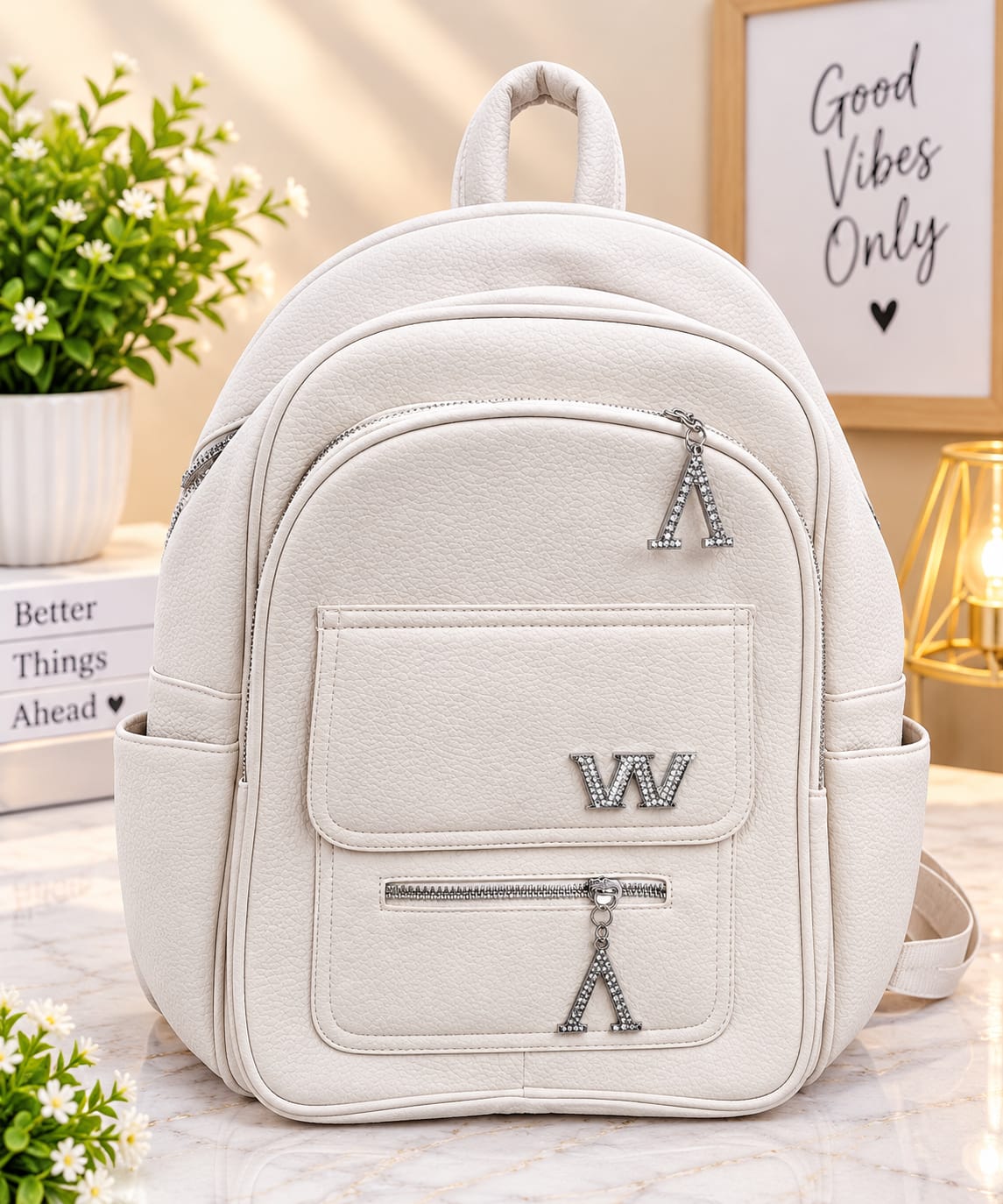 High Quality Leather Backpack — view 4