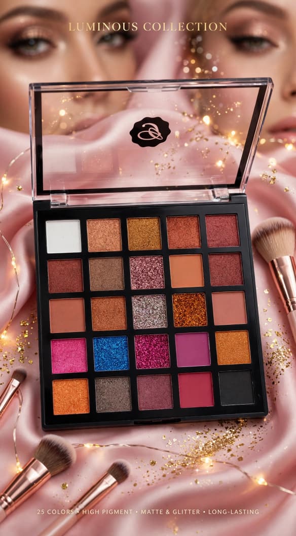 Glowing Face 25 Colours Eyeshadow Kit — view 1
