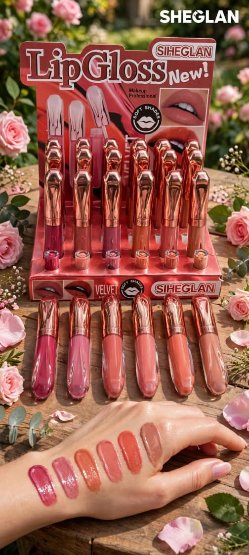 Sheglan Creamy Velvet Lip Gloss (Pack of 6) — view 1