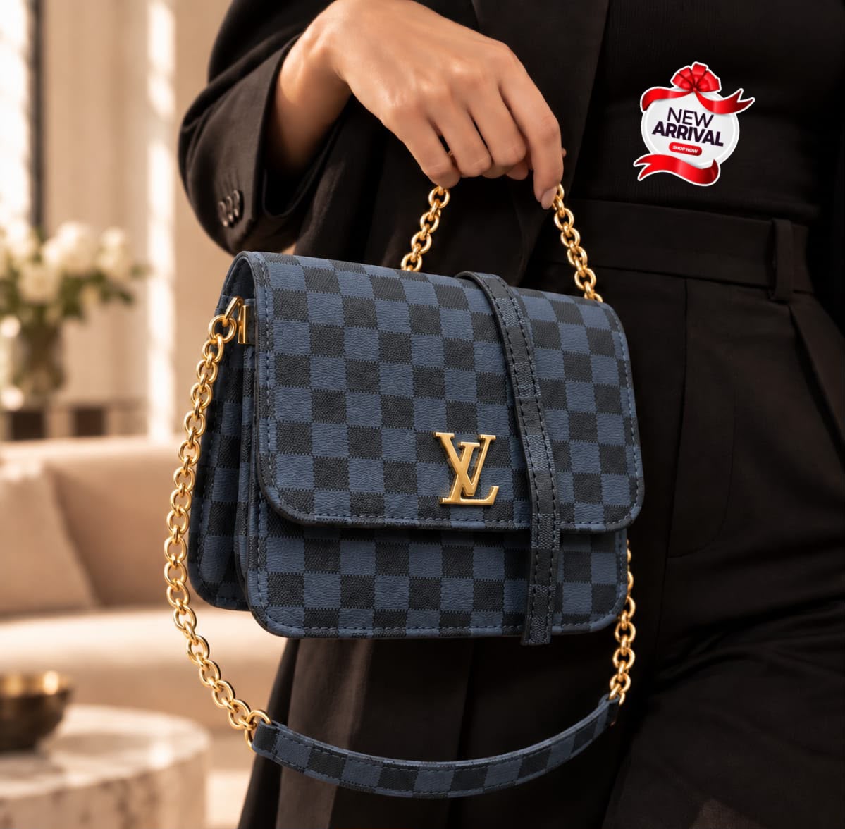 Coach & LV Cross Body Bag — view 4