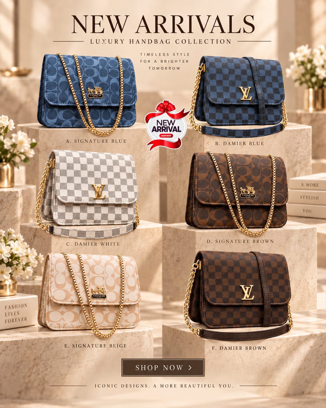 Coach & LV Cross Body Bag — view 7
