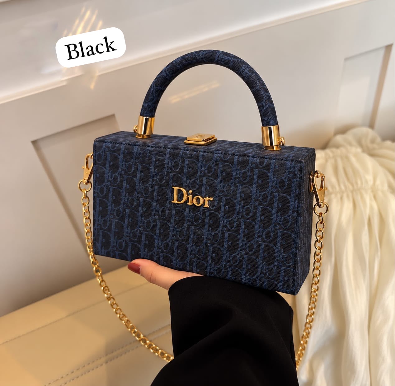 Dior Unique Frame Cross Body Bag for Girls — view 3