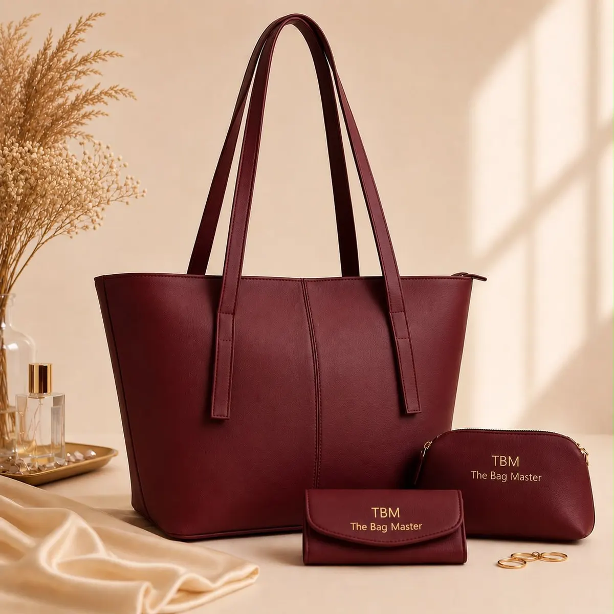 3 PCS Ladies Handbag Set