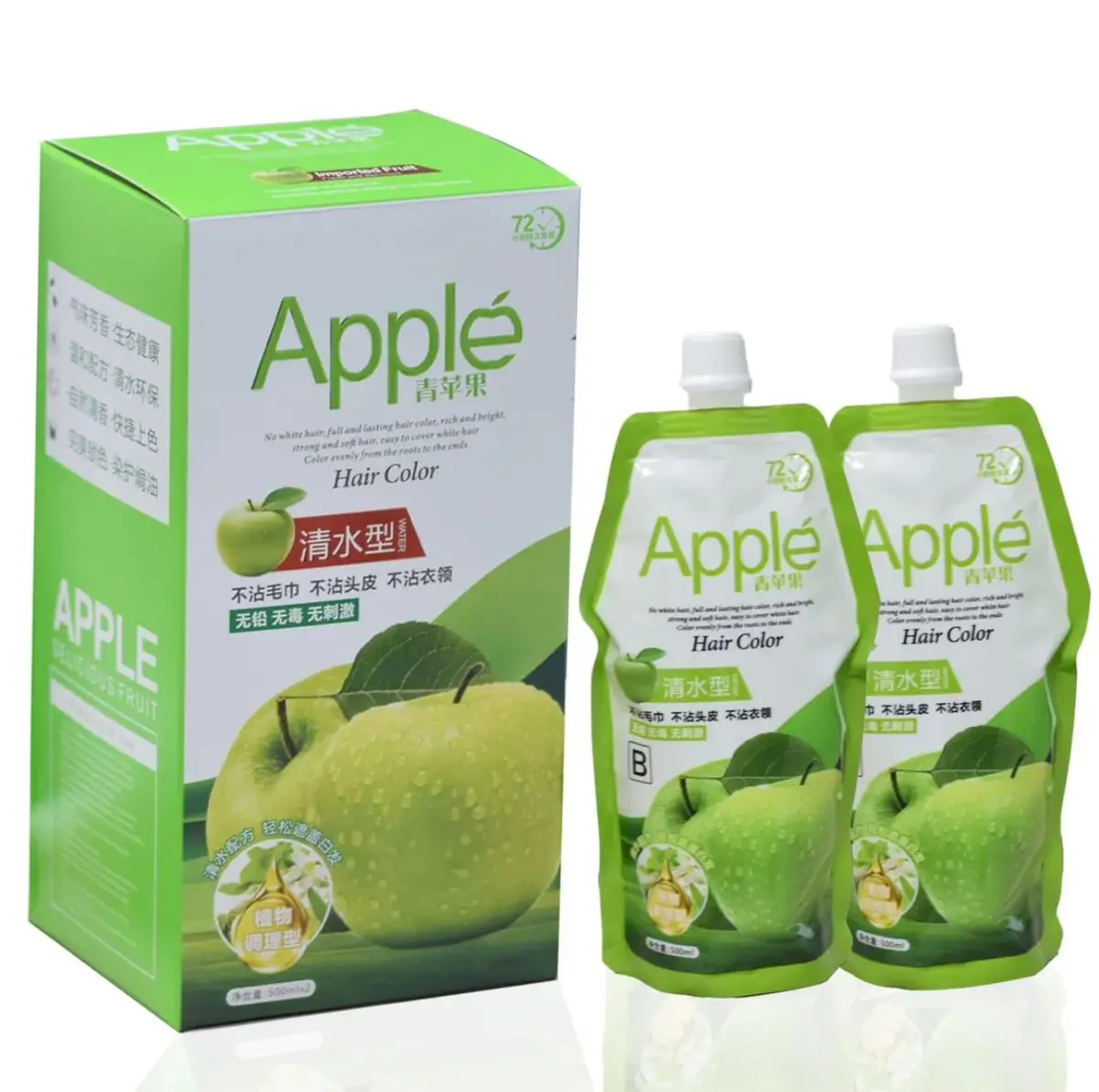 Apple Hair Dye 500ml + 500ml — view 1