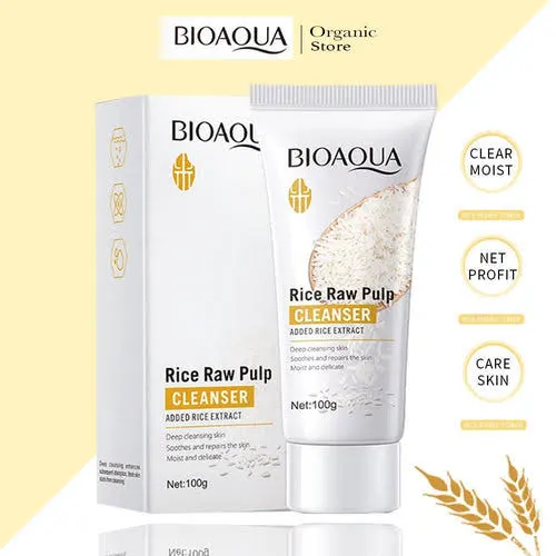 Bio Aqua Rice Raw Pulp Cleanser Tube