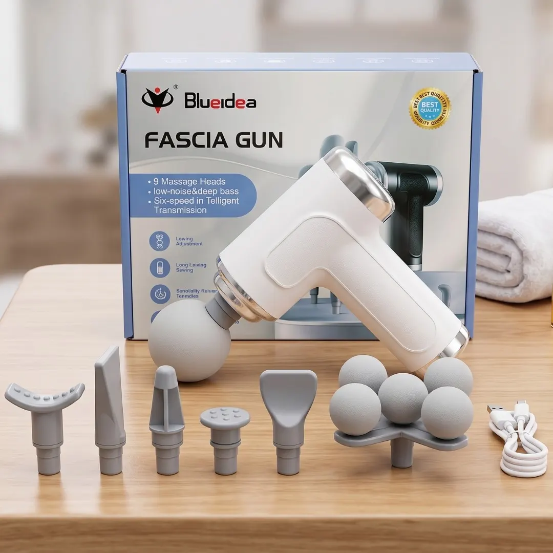 BlueIdea 9Heads Gun Massager
