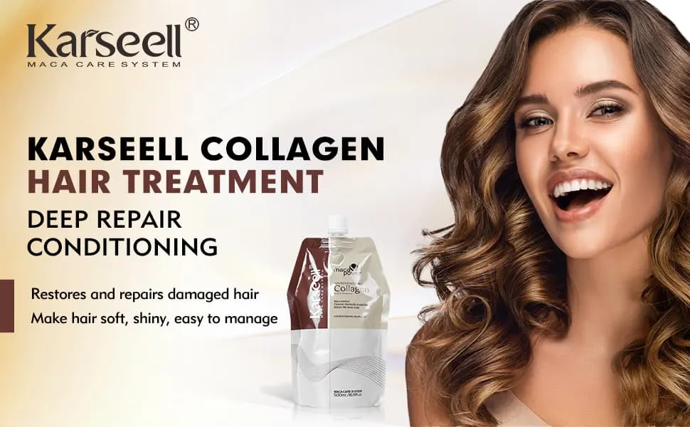 Karseell Collagen Hair Mask For Dry & Damaged   Hair - 500ml