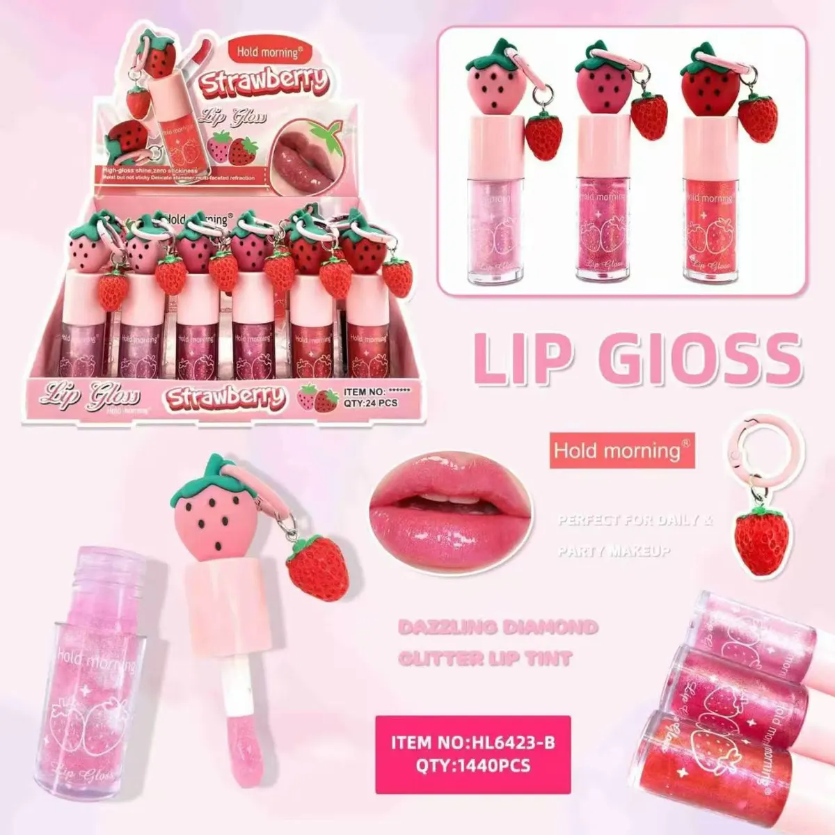 Hold Morning 6pcs Lip Gloss Set 