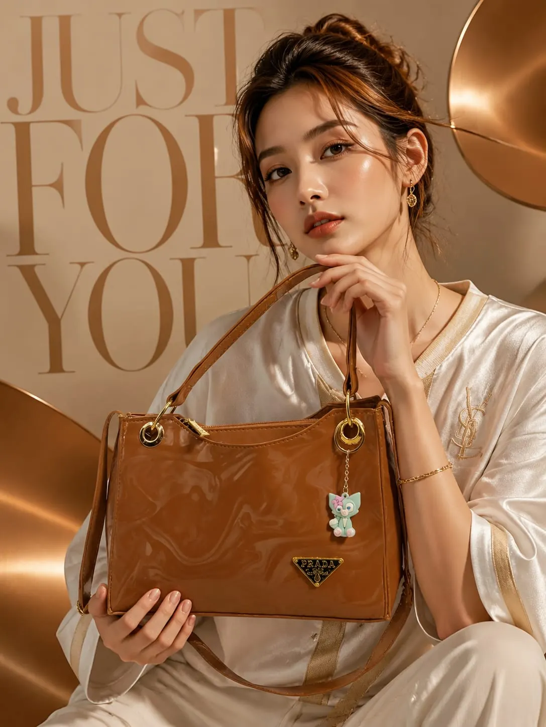 Trending Handbags With Trending Keychain — view 16