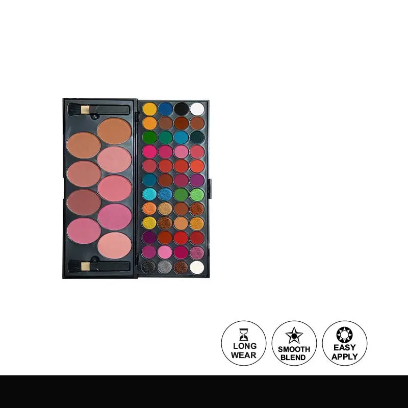 Glamorous Face 24+24+9 Matte, Velvet Eyeshade & Blushon Kit