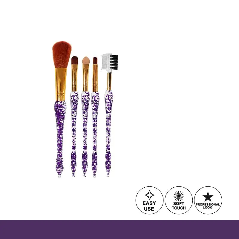 Glamorous Face 5 In 1 Makeup Brush Set — view 3