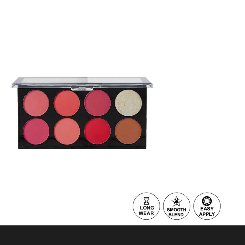 Glamorous Face 8 Color Ultra Blush on Palette — view 3
