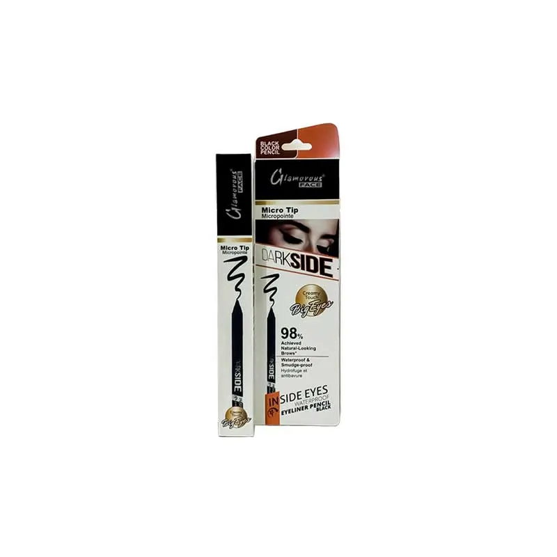 Glamorous Face Dark Side Waterproof Eyeliner Kajal Pencil Black — view 3