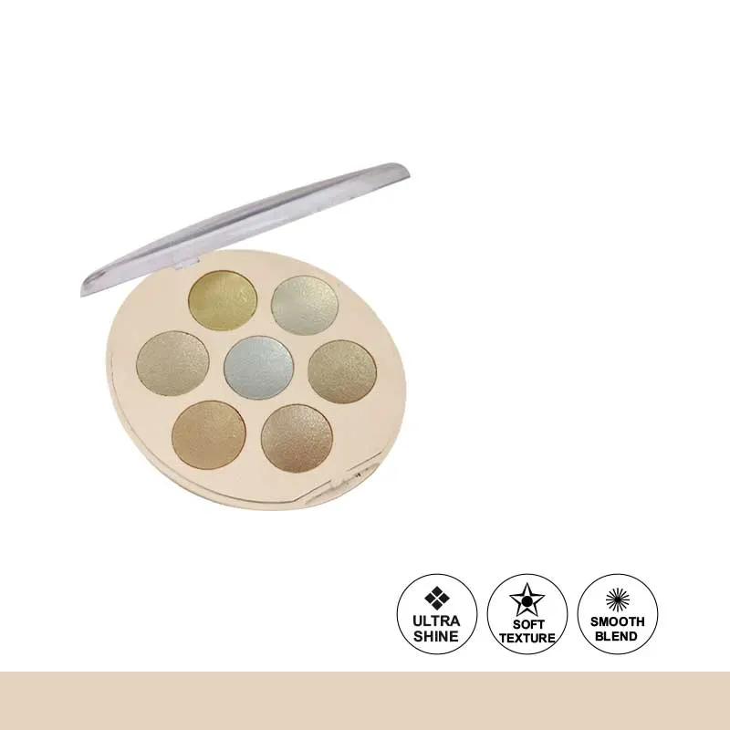 Glamorous Face Highlighter & Blusher Palette (7 Colors) – Glow & Flush in One — view 3