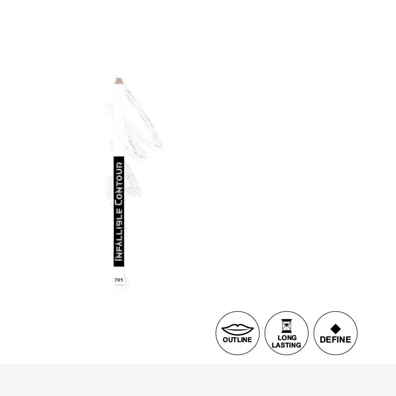 Glamorous Face Infallible Smooth Touch Matte Eye & Lip Contour Pencil 701 Frost Bite