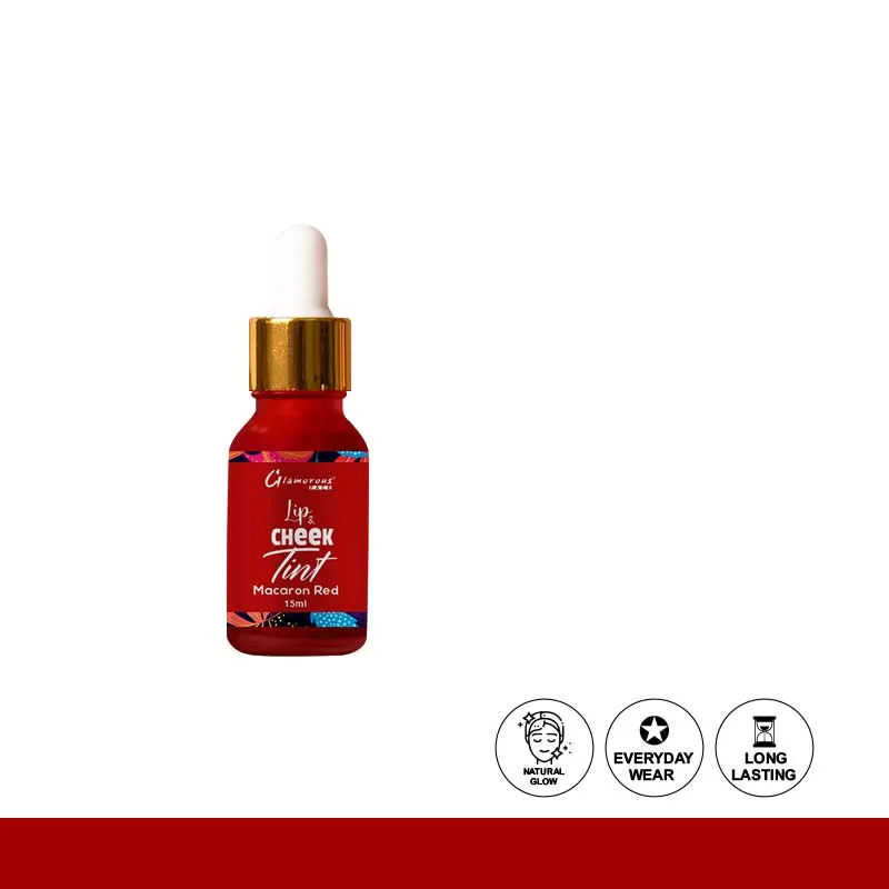 Glamorous Face Lip & Cheek Tint – Macaron Red