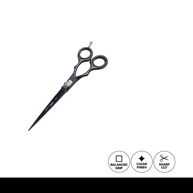Glamorous Face Professional Hair Cutting Scissor, Hair Shears 6.5 inch Black Color.