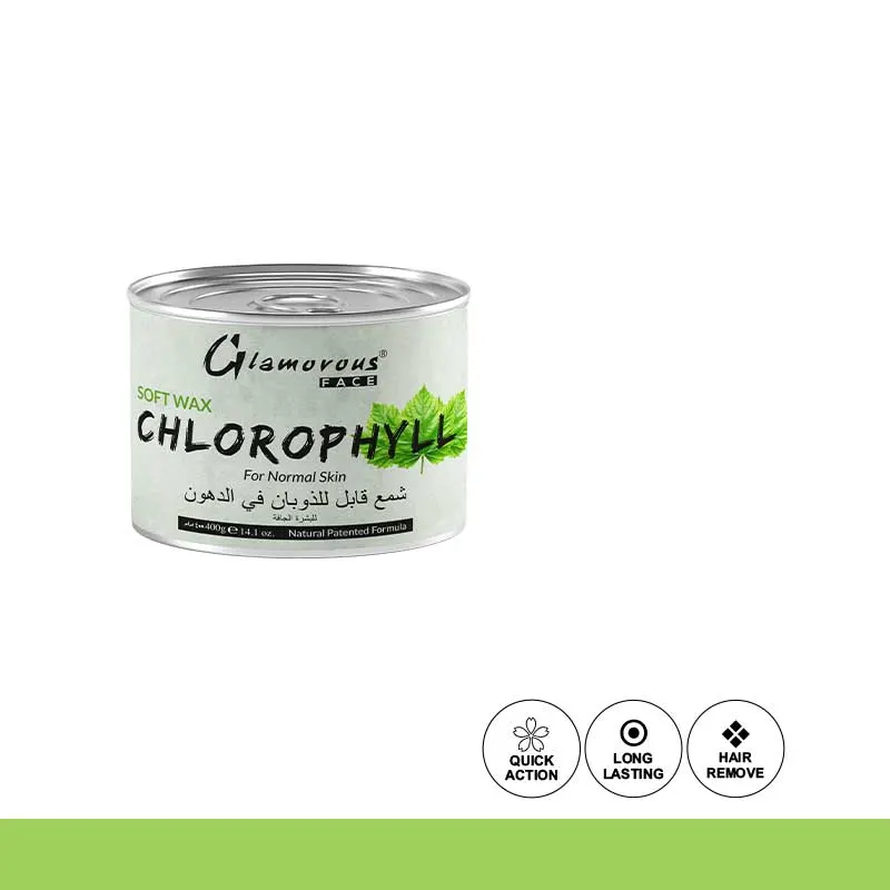 Glamorous Face Soft Wax 400 Chlorophyll For Normal Skin