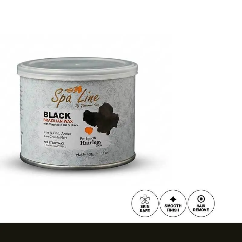 Spa Line Brazilian Wax 400g Black