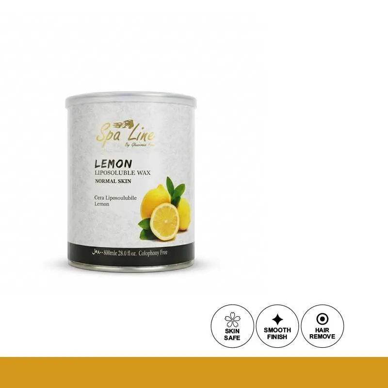 Spa Line Lemon Liposoluble Wax 800ml for Normal Skin