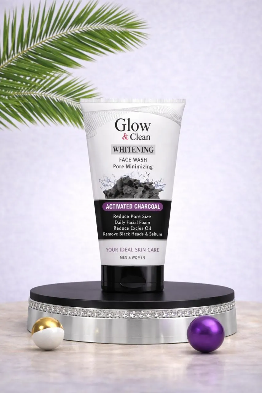 Glow & Clean Activated Charcoal Pore Minimizing Face Wash