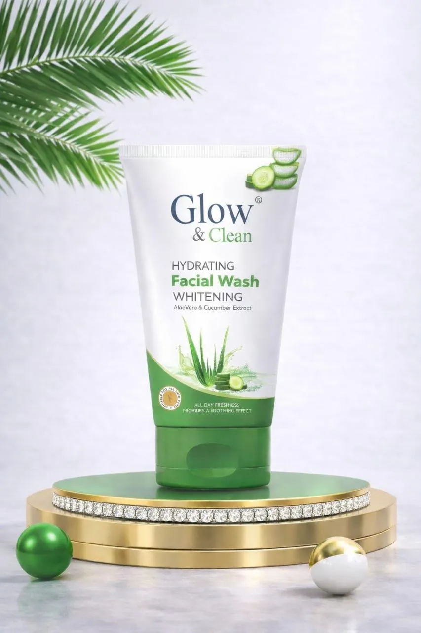 Glow & Clean Whitening Aloe Vera & Cucumber Hydrating Facial Wash