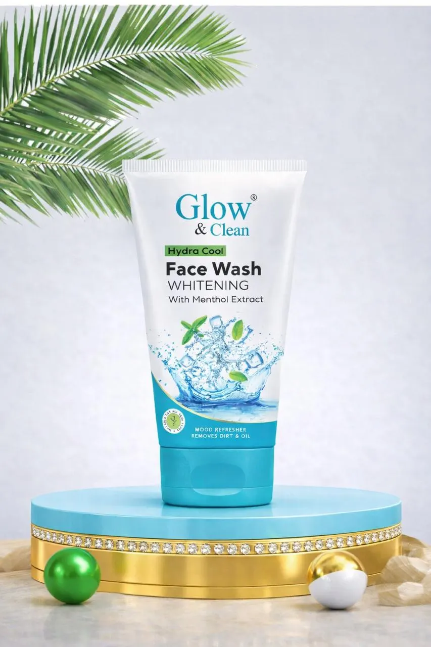 Glow & Clean Hydra Cool Whitening Face Wash with Menthol