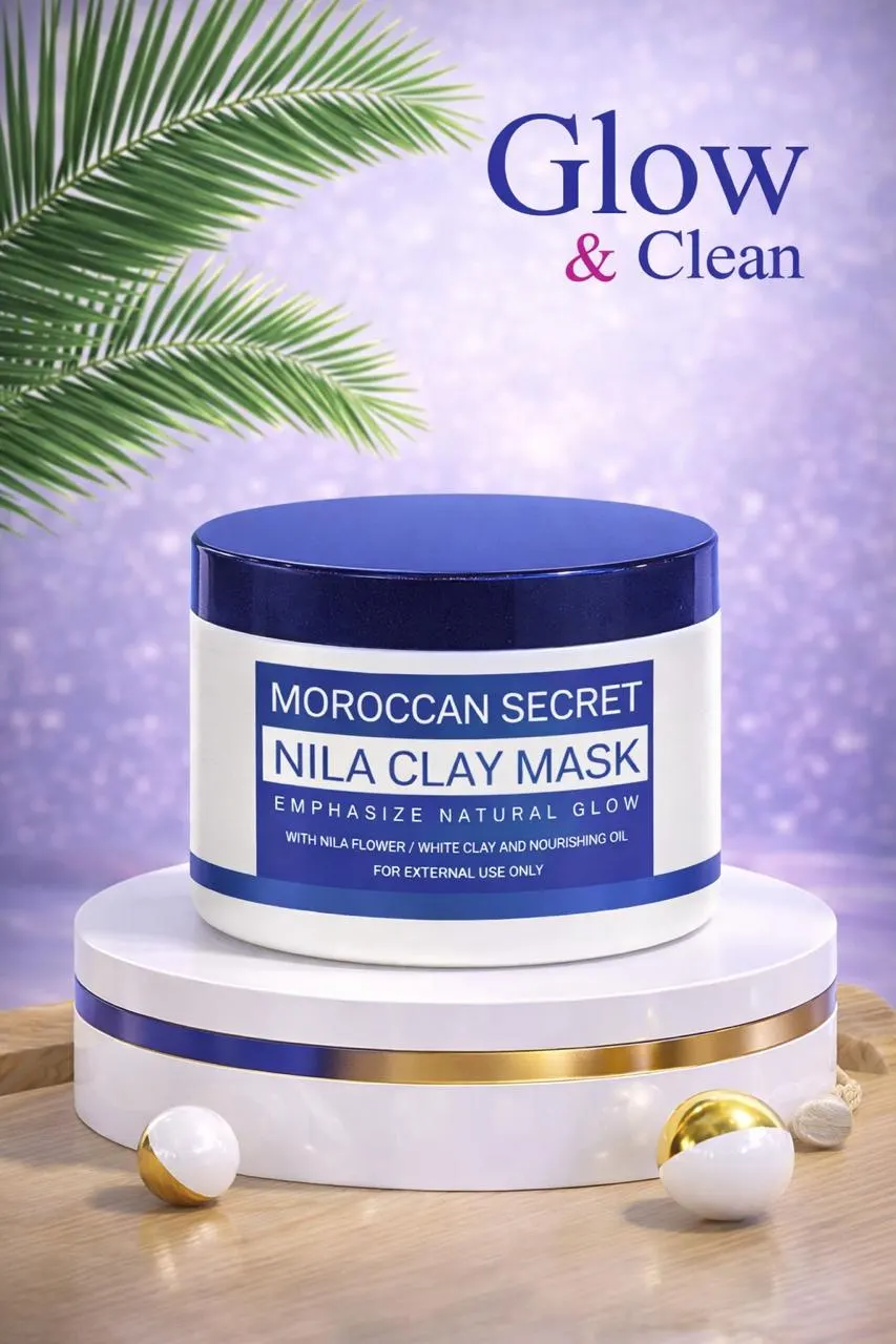 Glow & Clean Moroccan Secret Nila Clay Mask 400ml