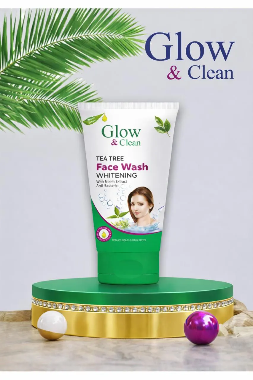 Glow & Clean Tea Tree & Neem Whitening Face Wash