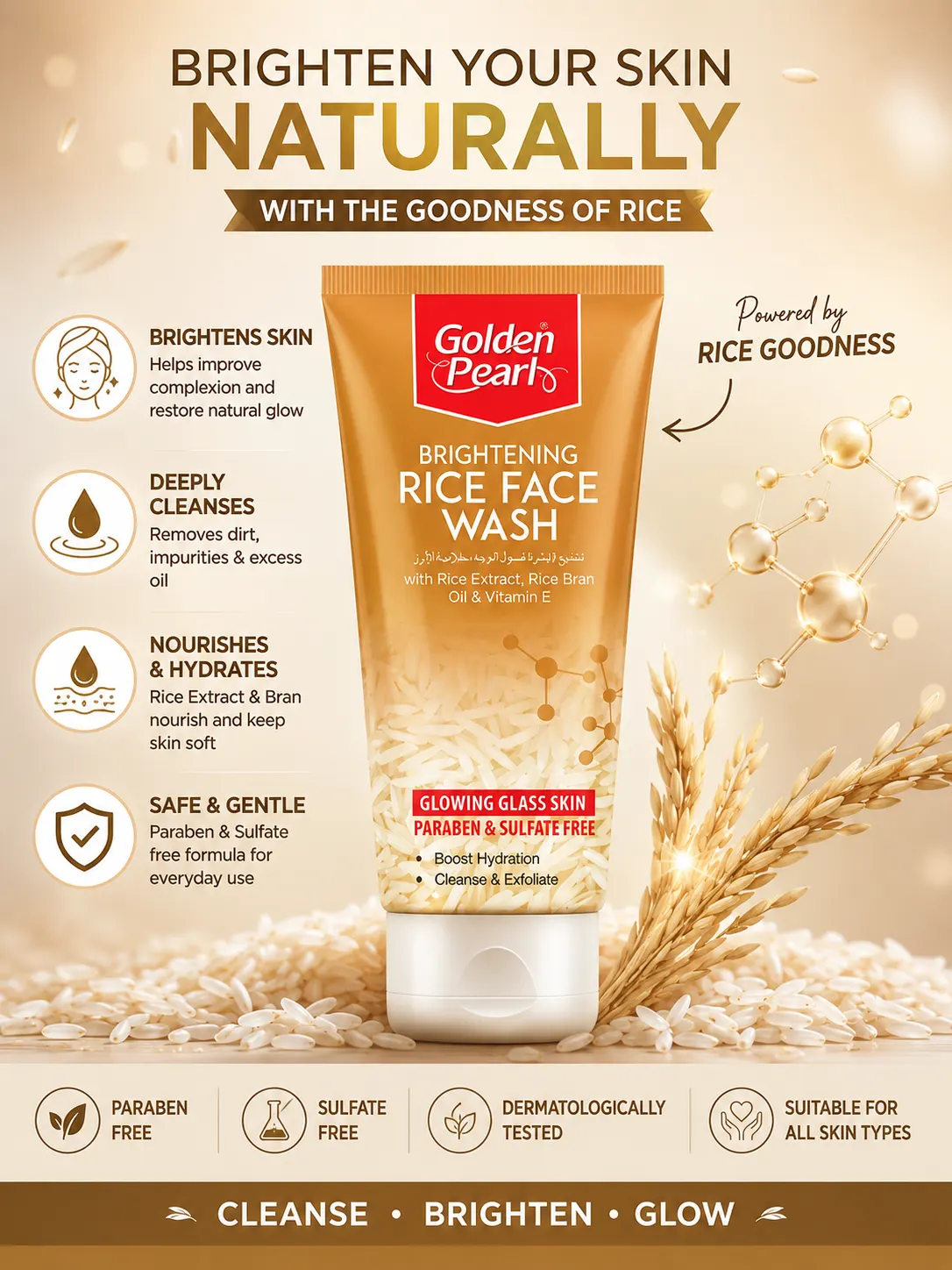 Brightening Rice Facewash — view 2