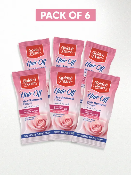 Hair Removal Cream – Rose 16g Sachet Pack of 6 — view 3
