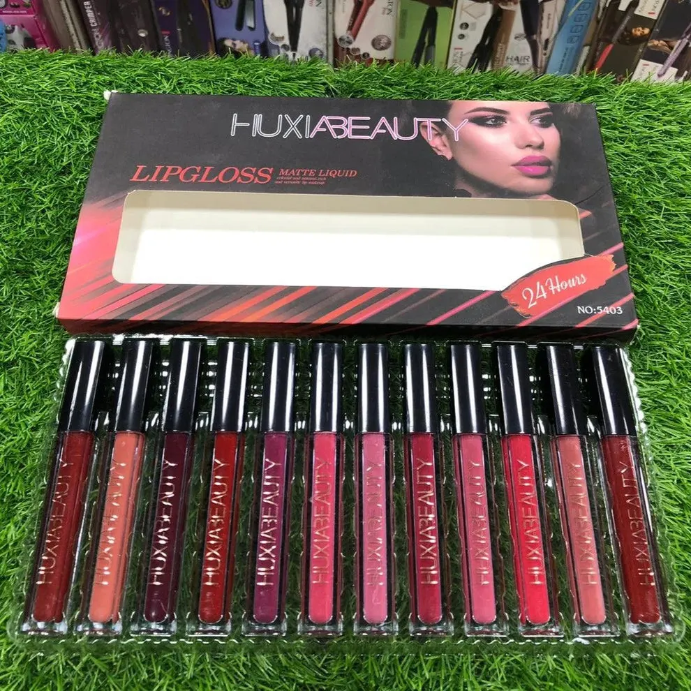 Huxia Beauty Matte Lip Gloss Pack of 12