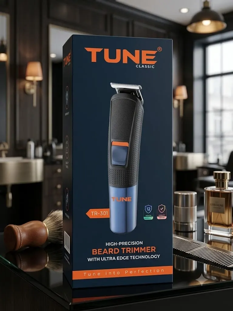 TUNE Professional Hair Trimmer Made In UK One Year Warranty