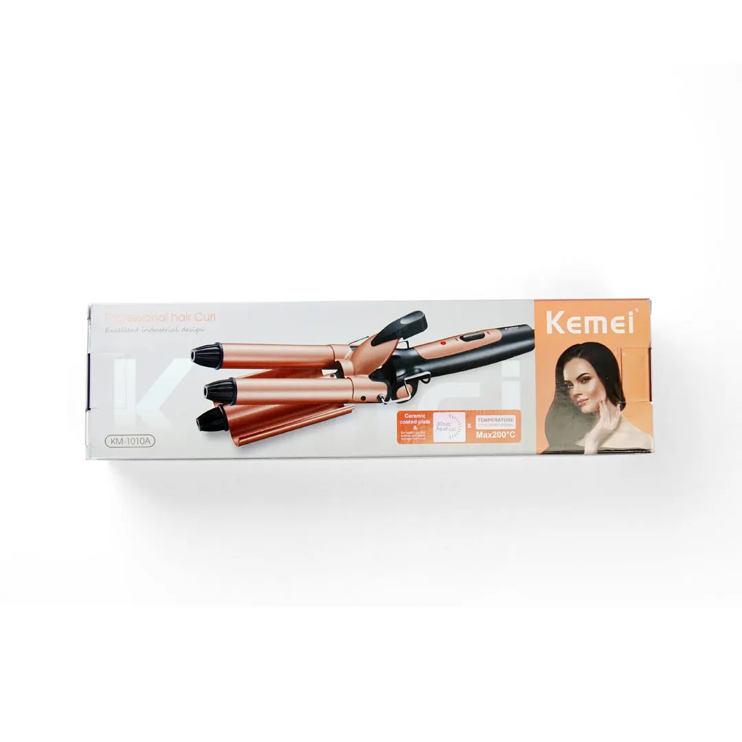 KM-1010 Foldable Three 3 Barrel Curler Waiver — view 2