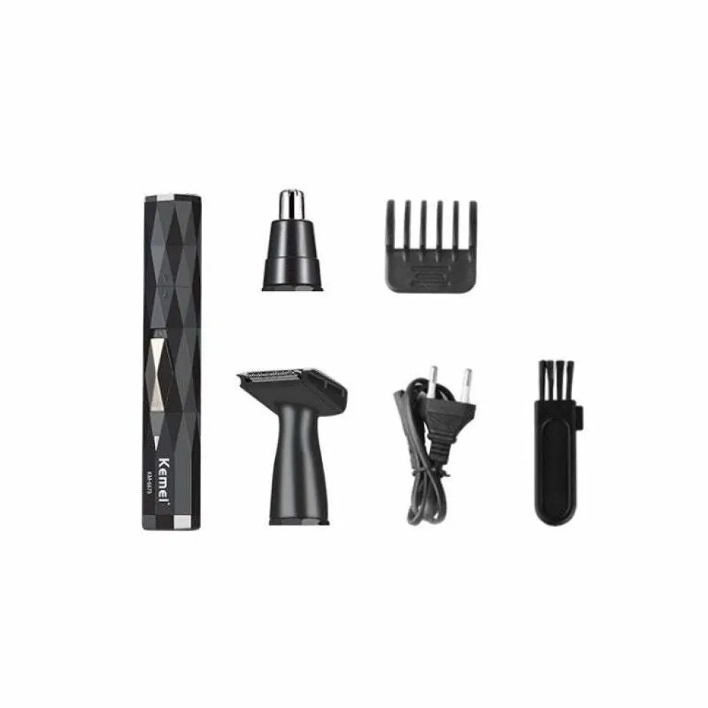 KM-6673 2in 1 men's facial shaver nose trimmer — view 2