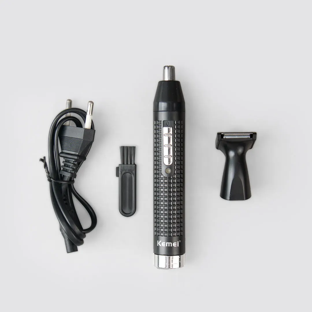 KM-728 2 in1 Rechargeable Nose Hair Trimmer for Men — view 1