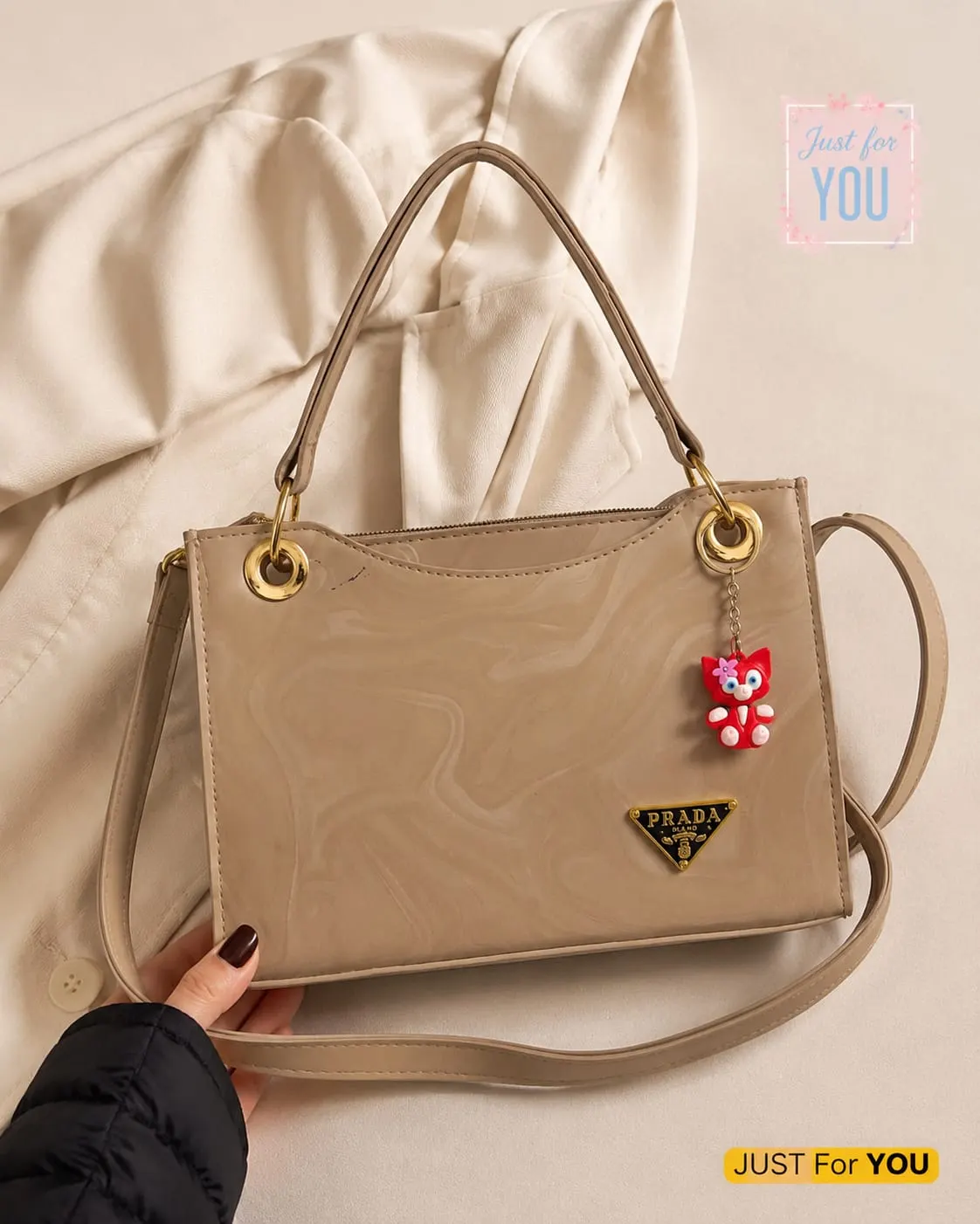Trending Handbags With Trending Keychain — view 9