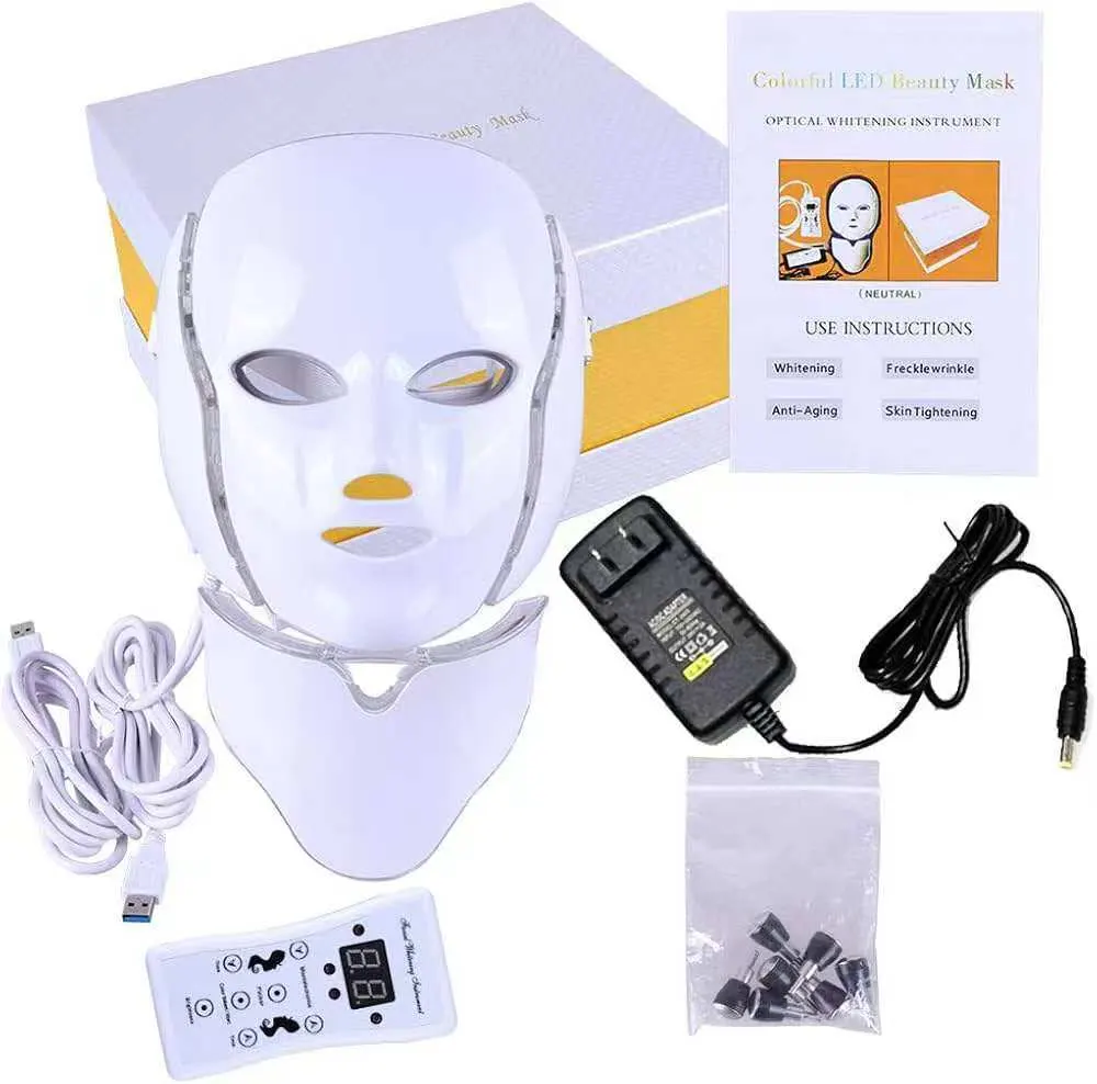 LED Beauty Mask With Neck