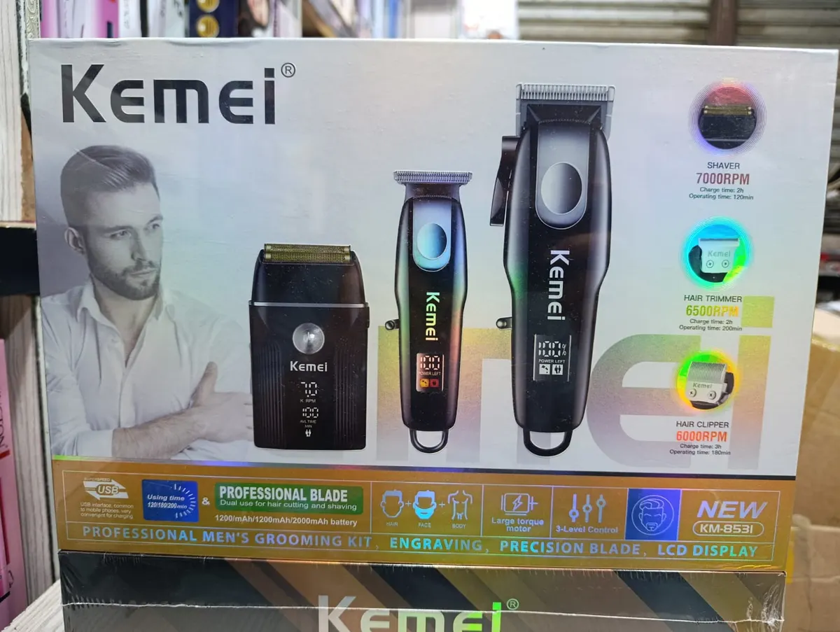 Kemei Professional 3in1 Men's Grooming Kit