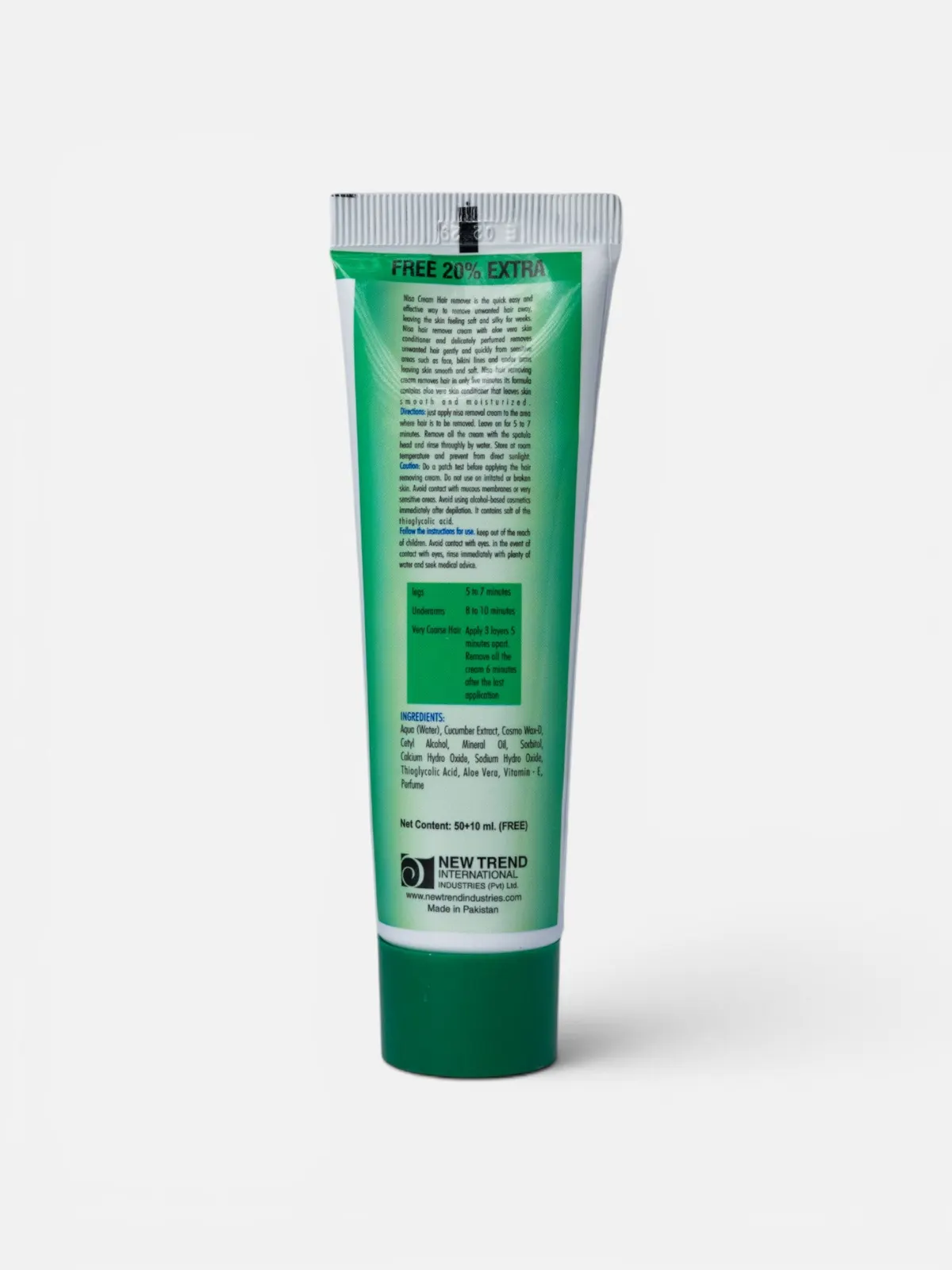 Cucumber Hair Removal Cream 60ml — view 4