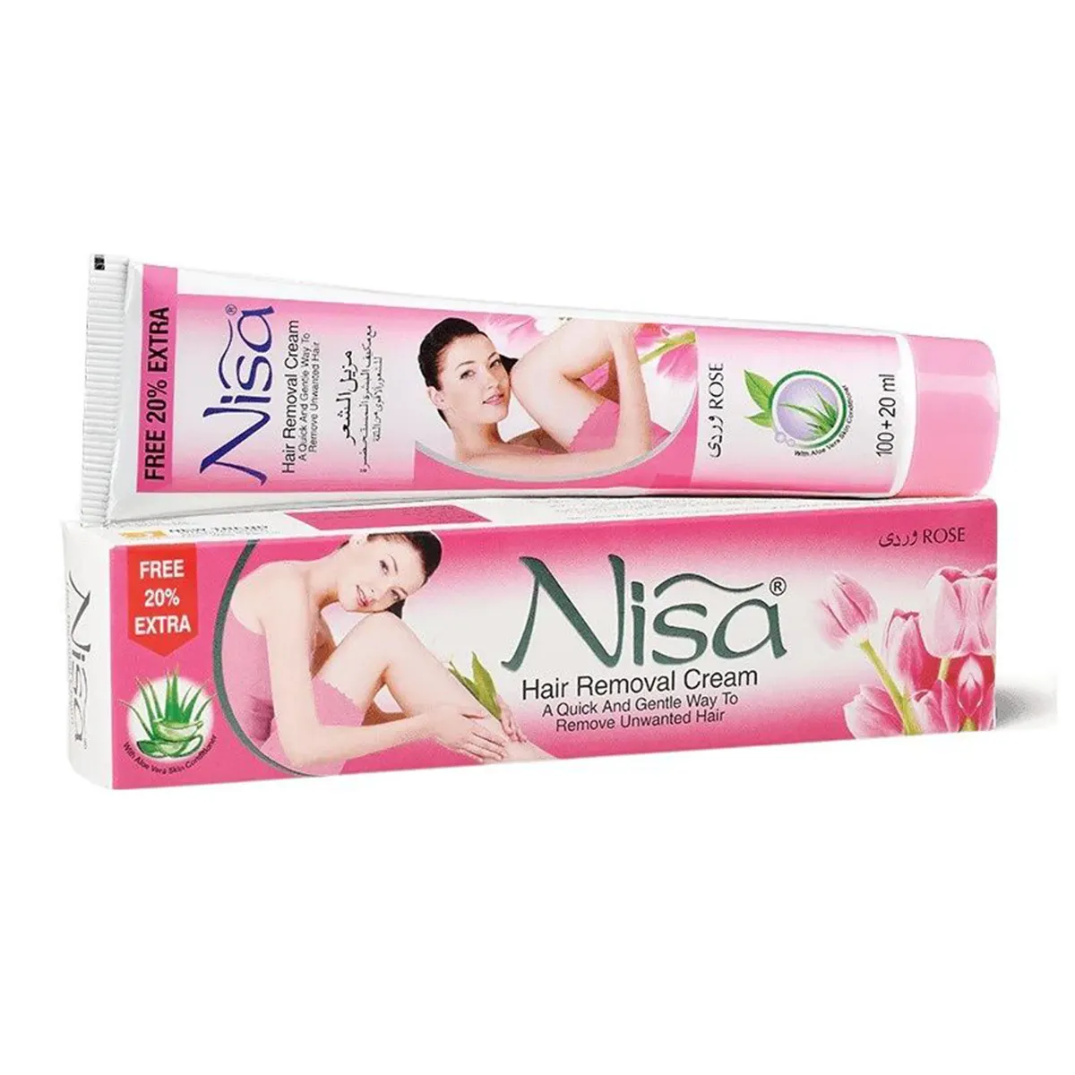 Hair Removal Cream Lotion Rose -120ml — view 1