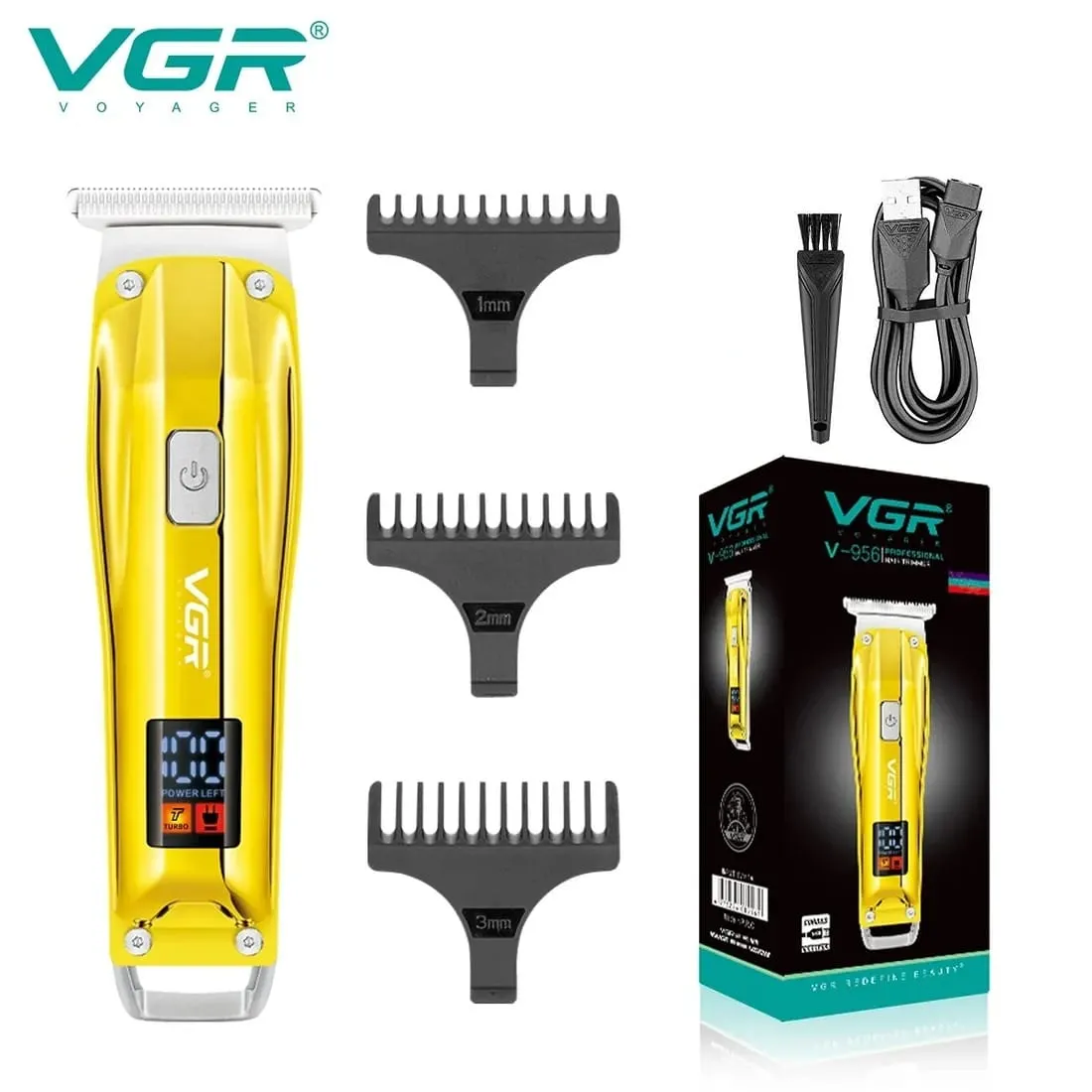 VGR Voyager Professional Hair Trimmer (Yellow)
