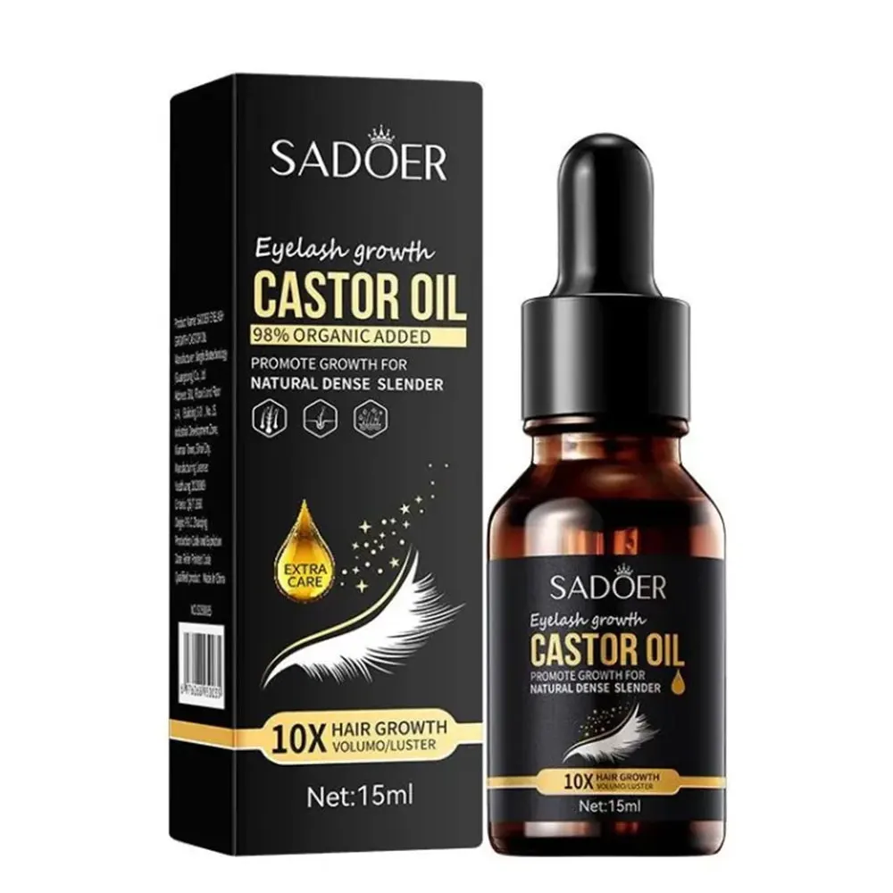 Sadoer Eyelash Long & Thick Growth Serum 30ml with Castor Oil