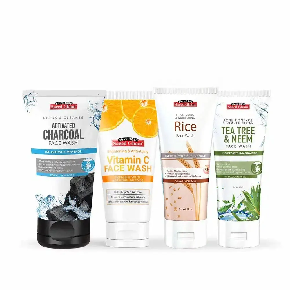 Bundle of 4 Face Washes