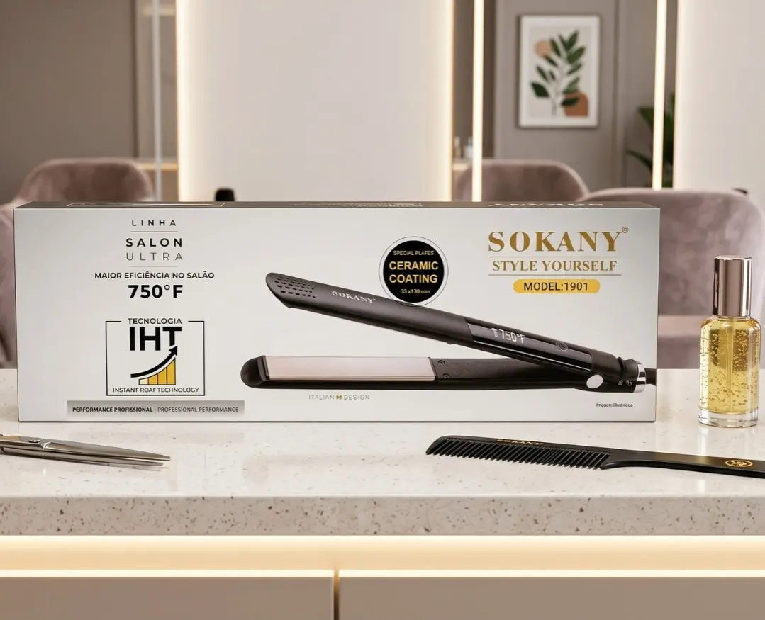 Sokany Salon Ultra Hair Straightener (Model 1901)