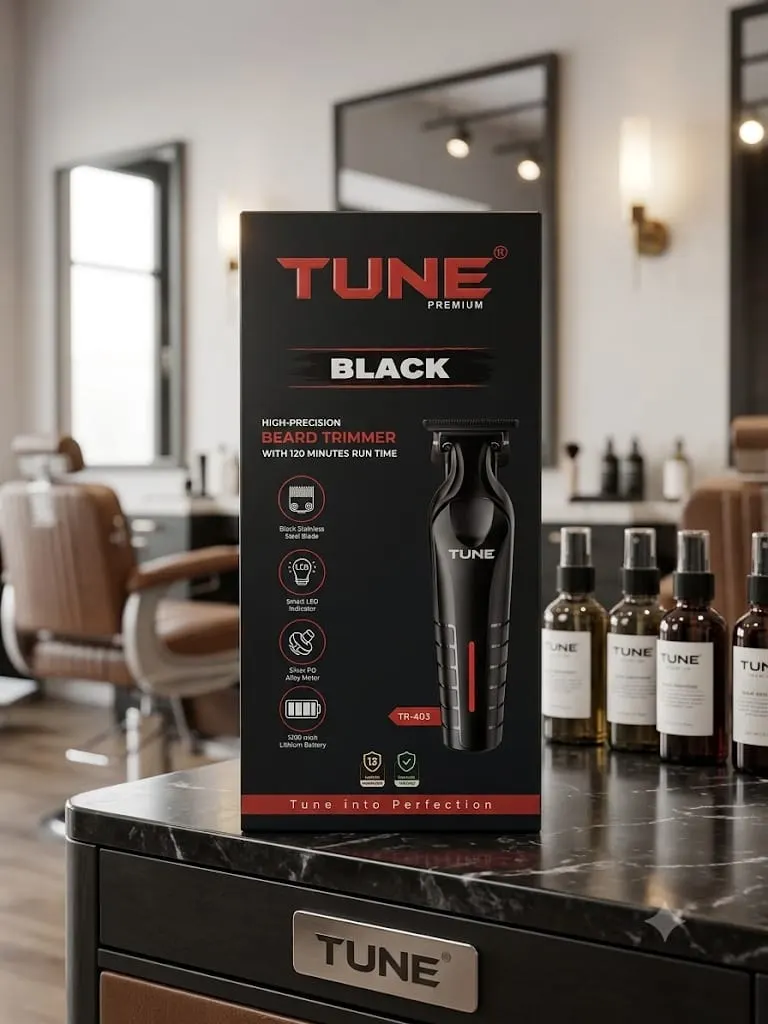 Tune Black Beard Trimmer (TR-403)