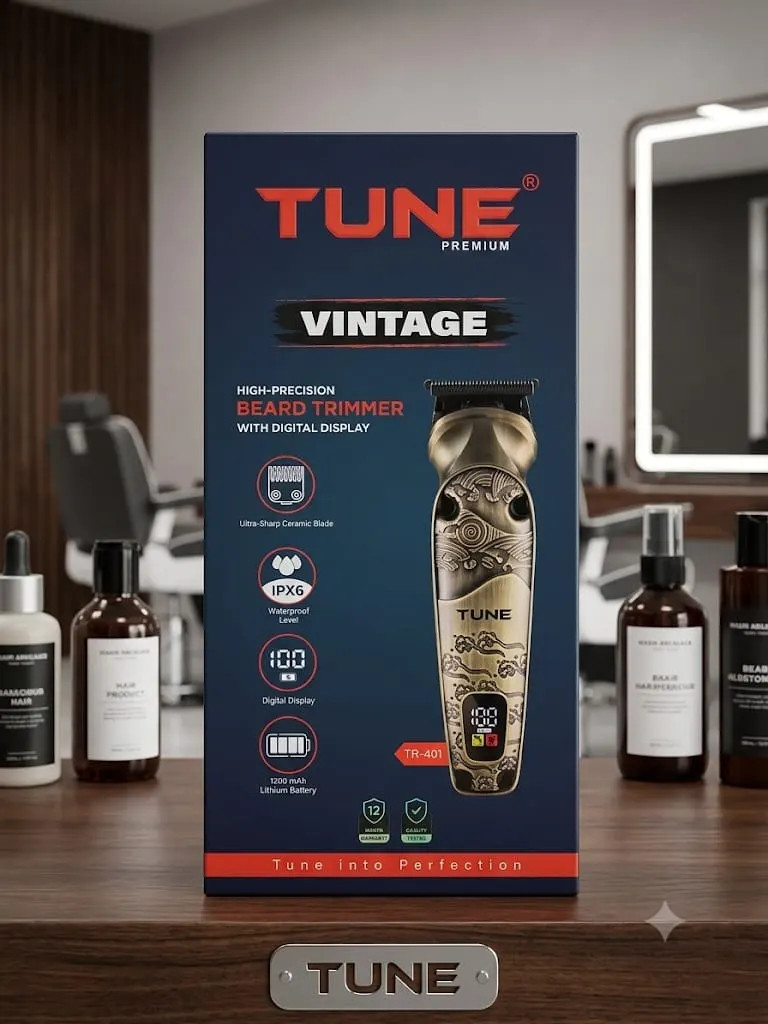 Tune Vintage Beard Trimmer (TR-401)
