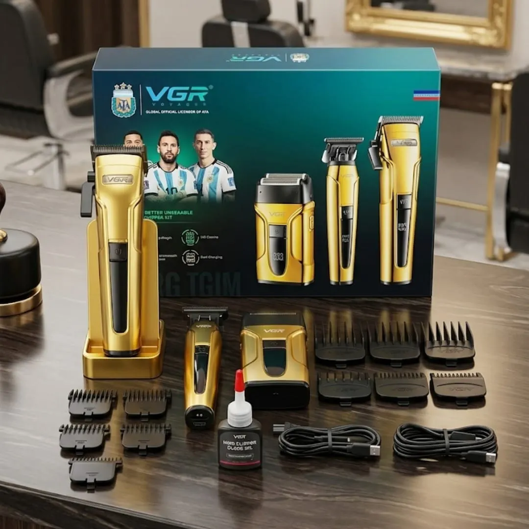 VGR 3-in-1 Gold Men’s Grooming Kit