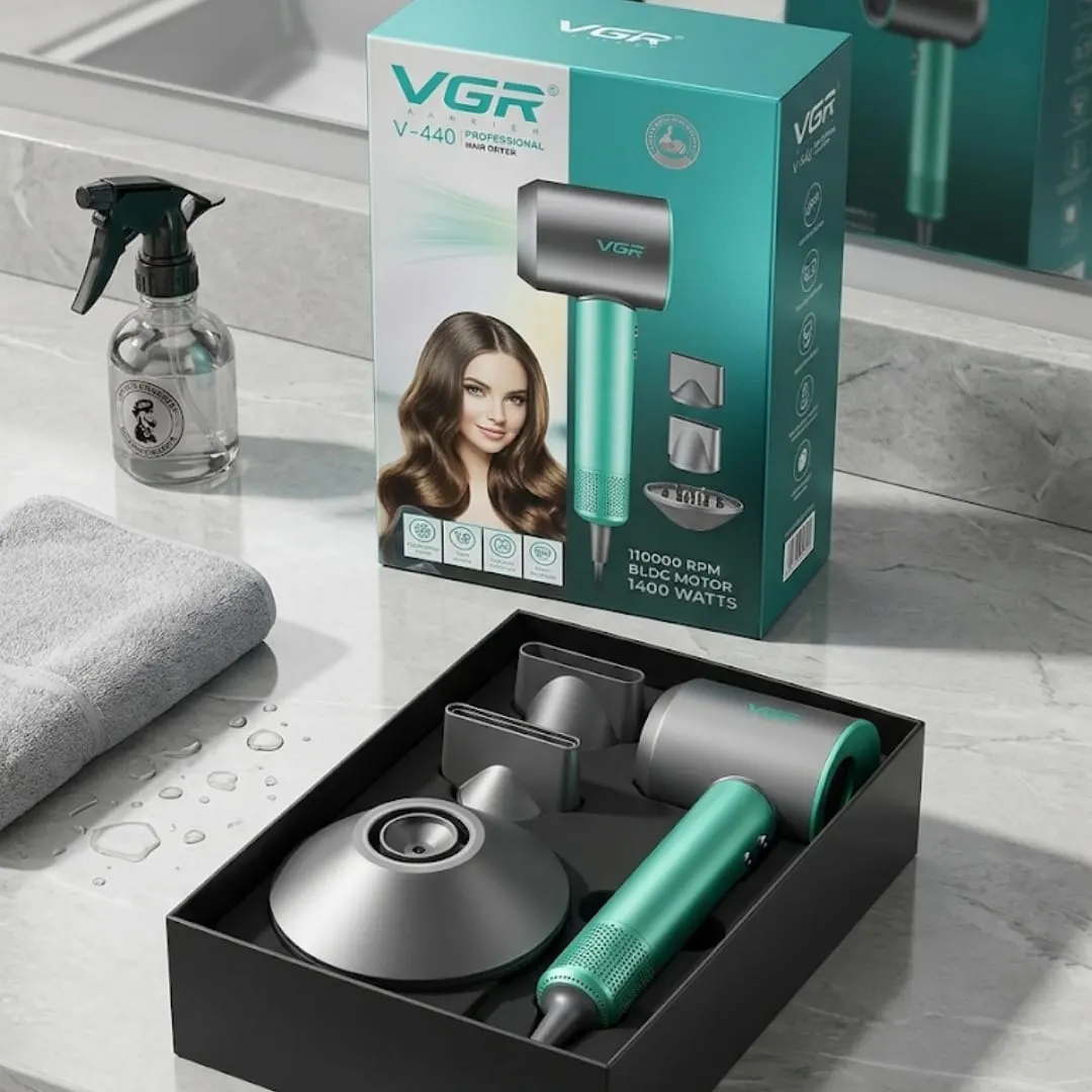 VGR V-440 Professional Hair Dryer & Styler Set